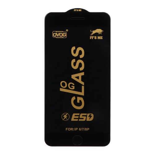 محافظ صفحه نمایش شیشه ای درجه یک Apple iphone 6 Plus / 6S Plus / 7 Plus / 8 Plus - Full Cover OG - ESD OVOG -