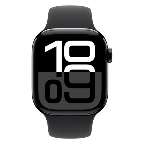 ساعت هوشمند اپل واچ سری 10 مدل Jet BlacK Al Black SB S/M GPS - 46MM - مشکی - اصلی (گارانتی 18 ماهه شرکتی)